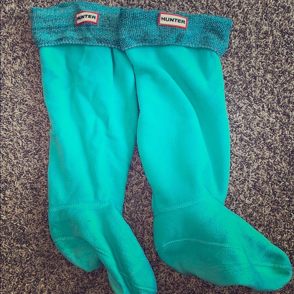 Hunter Teal Boot Socks